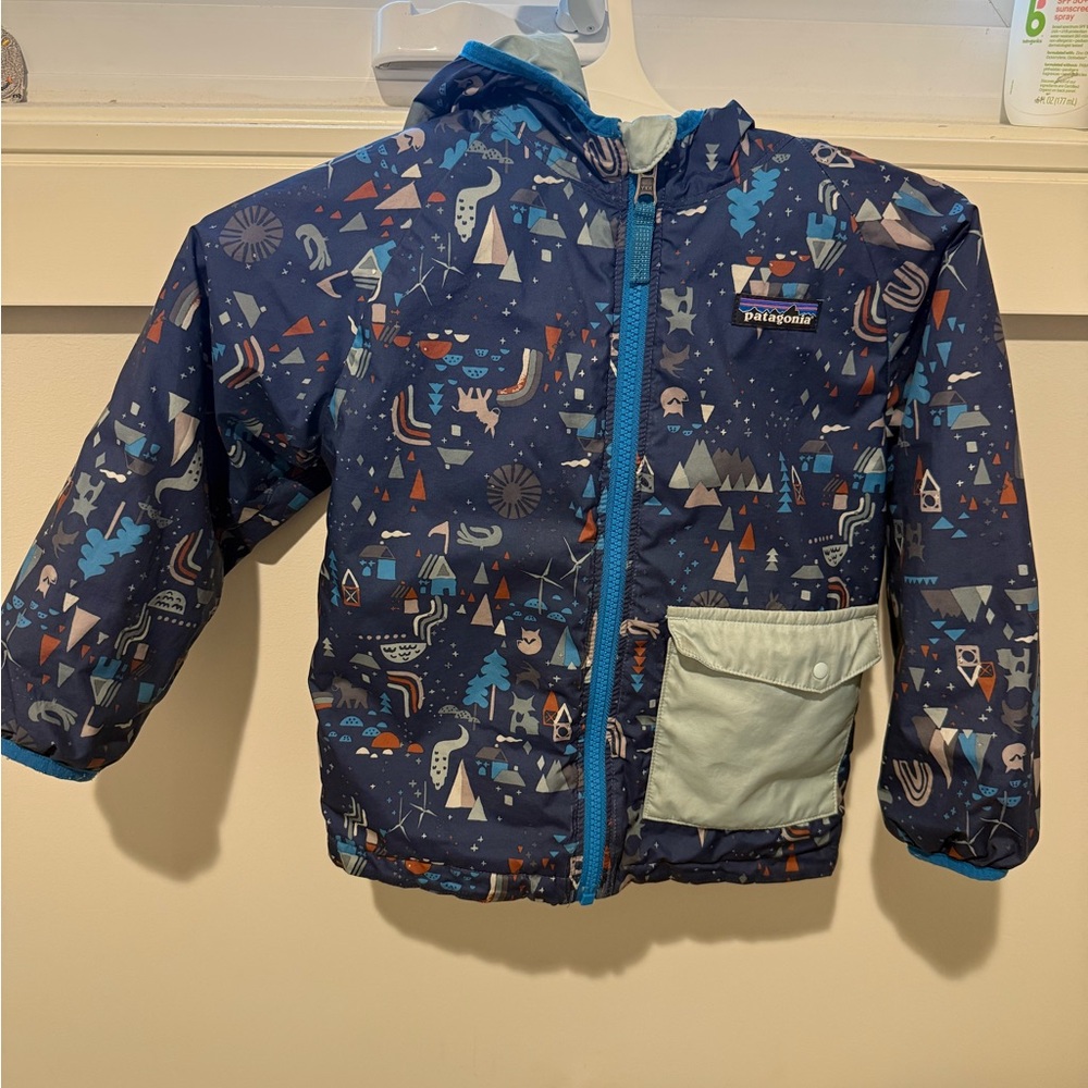 Patagonia Kids' Navy and Teal Adventure Jacket